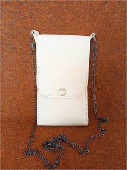 Сумка для телефона через плечо натуральная кожа. Женская 2067