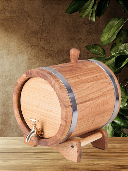 Бочка дубовая Гурман 3 л Дуб прямая 1842