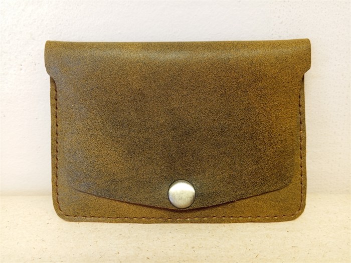 Картхолдер под паспорт,наличные,карты. Жёлто-зеленоватый 2086