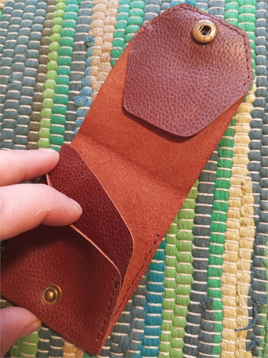 Американский бумажник. Коричневый 2114