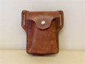 Сумка чехол на пояс из натуральной кожи (светло - коричневая) 2080