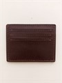 Картхолдер из натуральной кожи для 6 карт. Коричневый 2106