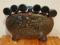 Штоф "Охотники на привале" 1740
